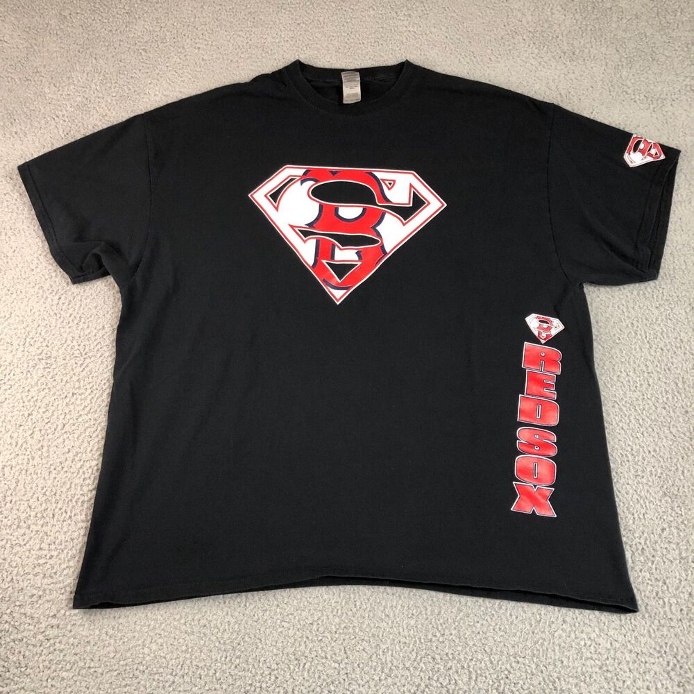 Boston Red Sox Shirt Mens XXL Black MLB Baseball Graphic Logo Sportswear Gildan